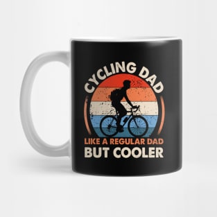 Cyclist Father's Day Funny Cycling Dad Bike Rider & Cyclist Mug